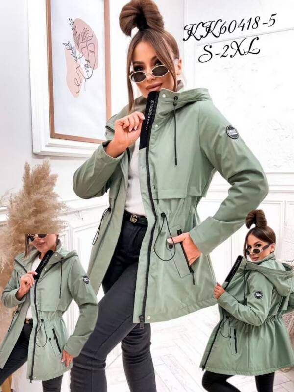 Kurtki damskie cienki Roz S-2XL, 1 Kolor Paczka 5 szt 1